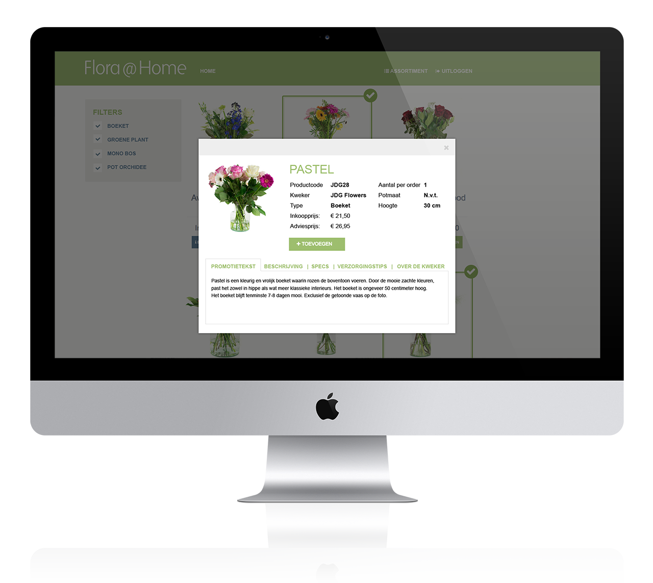 Eigen assortiment